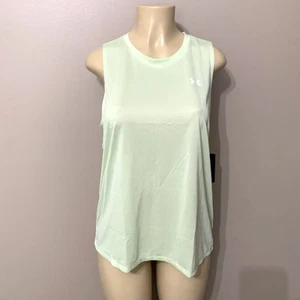 Under Armour Loose Fit Green Tech Tank NWT Size Large Women’s - Picture 1 of 6