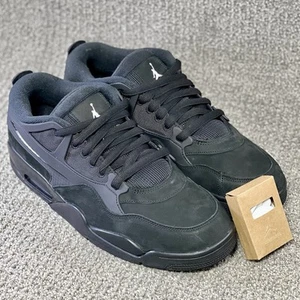Nike Jordan 4 RM Remastered Black Cat Triple Black FQ7939-004 Men's Size 13 - Picture 1 of 9