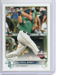 2022 Topps Opening Day #124 Cal Raleigh RC Rookie Card - Picture 1 of 2