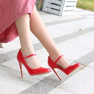 Women's Shoes Round Toe High Heels Sandals Men's Cross Dressing Heels Black - Picture 1 of 20