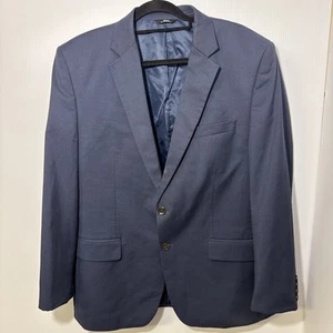 J.M Haggar Men’s Suit - Blue Microcheck Jacket 42R & 36x30 Pants Classic Fit - Picture 1 of 14
