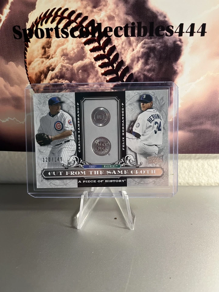 Carlos Zambrano 2008 Upper Deck A Piece of History 120/149 Chicago Cubs Foto 1 de 1