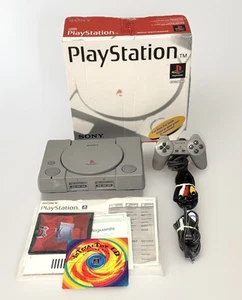 Sony Playstation 1 PS1 1997 Console SCPH-5501-94005 Matching Serial w/ Box Works - Picture 1 of 24