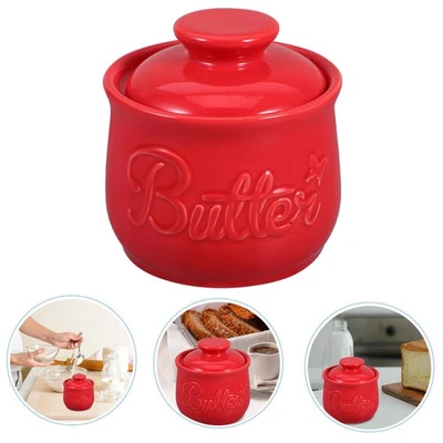  Butterdose Keramik Französisch Butterbehälter Keramikbutterbehälter - Bild 1 von 4