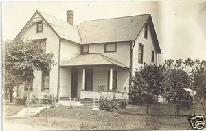 CANTON OH RESIDENCE 1912 RPPC P/C - Picture 1 of 2