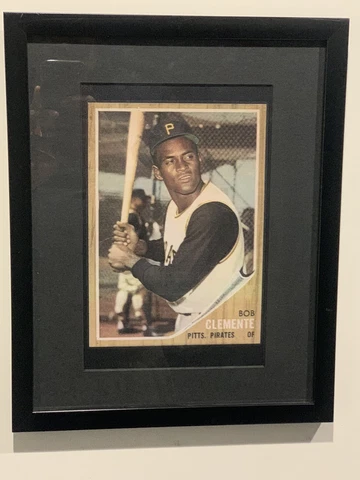 1962 Topps Roberto Clemente (Custom Mini Poser) Frame Not Included (READ) Cover