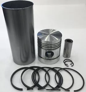 PISTON KIT W/ CHROME LINER FOR MASSEY FERGUSON / PERKINS U5MK0064 A3.152/ A4.203 - Picture 1 of 3
