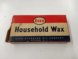 Vintage ESSO Paraffin Household Wax. Esso Standard Oil Co. Bayonne, NJ USA  - Picture 1 of 7