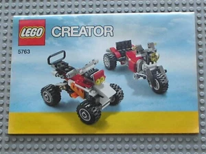 Hinweis Bauanleitung Heft Lego Creator Set 5763 Dune Hopper  - Bild 1 von 1
