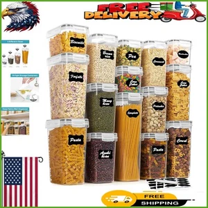 15-Piece Airtight Food Storage Container Set - BPA-Free Kitchen Organization - Picture 1 of 11