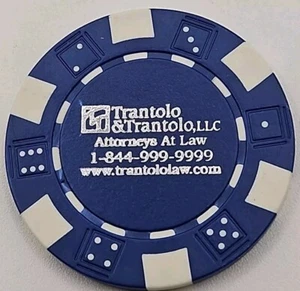 TRANTOLO & TRANTOLO, LLC. FICHA DE POKER ABOGADOS NUEVA - Imagen 1 de 2