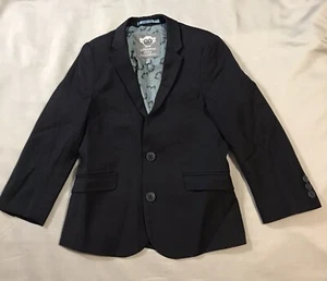 Appaman Dress Jacket Boys Small Black Lined Pockets - Picture 1 of 10
