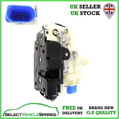 NEW VW TRANSPORTER VAN T5/T6 PASSENGER SIDE FRONT DOOR LOCK CATCH MECHANISM 03> - Image 1 of 4