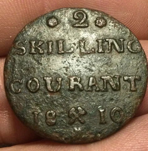 NORWAY 2 SKILLING COURANT 1810 Cover