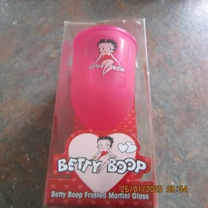 Betty Boop Frosted Martini Glass Boop-OOP-A-Doop NEW Boxed - Picture 1 of 14
