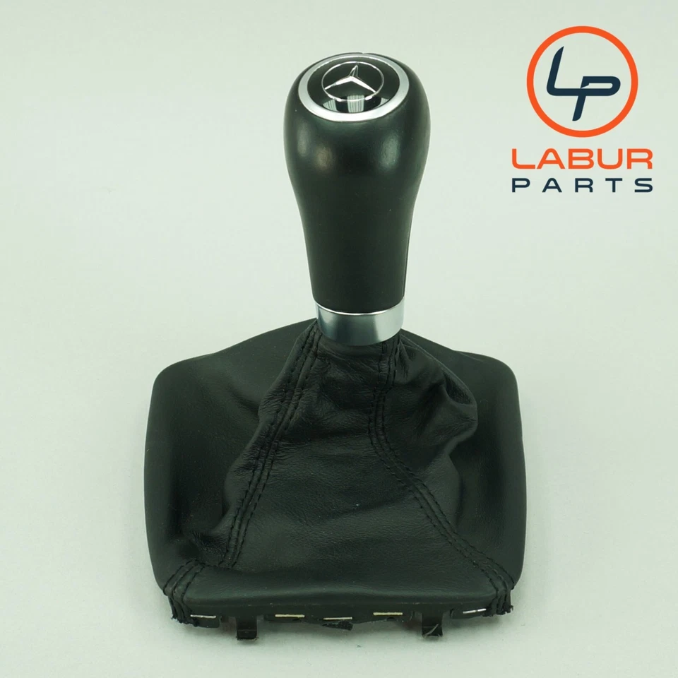 R172 12-16 Mercedes Clase SLK Cambio de marchas Perilla Bota Cubierta Negro B480 Foto 1 de 4