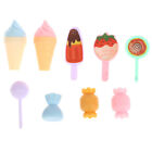 9 PCS Set Doll Miniature Sugar Lollipop Cake Dessert Candy Ice Cream To7H