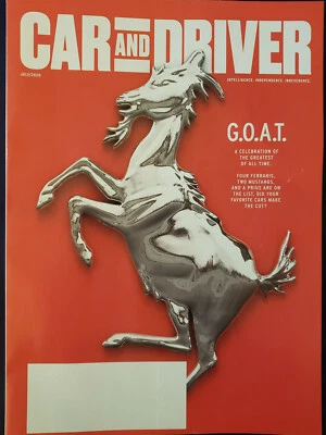 Car and Driver July 2020: Greatest of All Time Issue: Ford Mustang, Ferrari etc  - Image 1 of 4