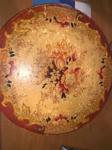 ASIAN Morimura Brothers Antique Rust IN BOX SIGNED ART DISH JAPAN - Picture 1 of 9