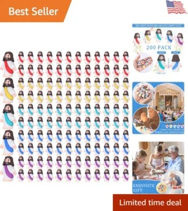 Reliable Mini Jesus Figurines Bulk - 200 Count for Creative Religious Crafts - Picture 1 of 8