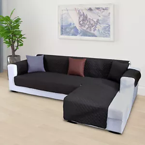 Copridivano componibile EPE a forma di L impermeabile in PVC con strisce antiscivolo - Foto 1 di 12