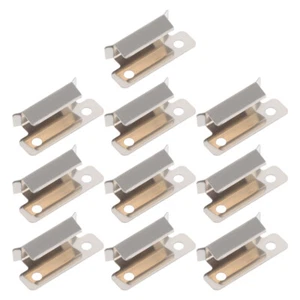  10 Pcs Edelstahl Heißer Bettclip Glasbett-Clip Glasplattformklemmen - Afbeelding 1 van 12