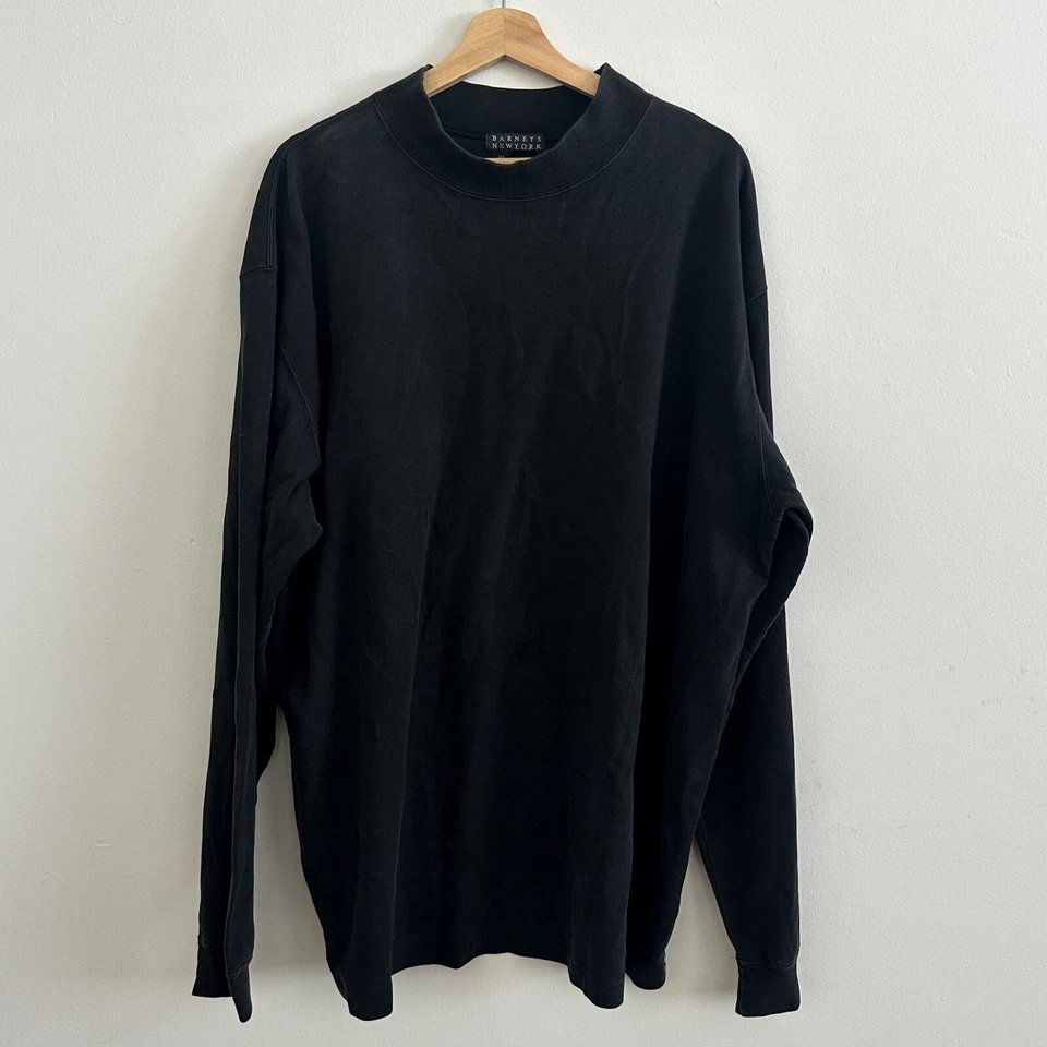 Suéter Barneys New York Negro Talla XL 100% Algodón Foto 1 de 4