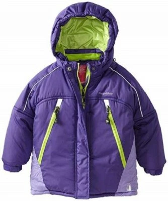 CHAQUETA ESQUÍ SÓLIDA OSO RESISTENTE NIÑA, PÚRPURA, 4T Foto 1 de 2