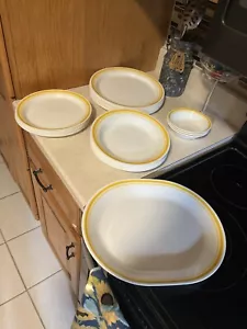 corelle dinnerware set vintage Citrus 24 Pieces In Great Shape 1970’s - Picture 1 of 1