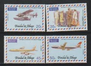 SELLOS TRINIDAD Y TOBAGO 1977 ANIVERSARIO SERVICIO DE CORREO AÉREO SIN MONTAR O NUNCA MONTADO - MISC24-211 - Imagen 1 de 1