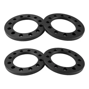 4Pcs 1/2" (12mm) Black Wheel Spacers 6x135 For Ford F150 Trucks Pickup Offroad - Picture 1 of 10