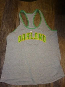 womens t-shirt tank top shirt Oakland Athletics A's NIKE dri-fit ~ XL - Picture 1 of 6