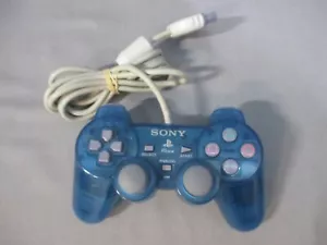 Playstation One CLEAR BLUE Controller Original GETESTET Sony PS1 - Bild 1 von 6