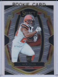 Tarjeta de novato Nick Chubb 2019 Select Premium Football Cleveland Browns RC! - Imagen 1 de 2