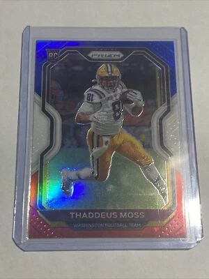 Thaddeus Moss Washington Football Team 2020 Panini Prizm Red White Blue  - Image 1 of 2
