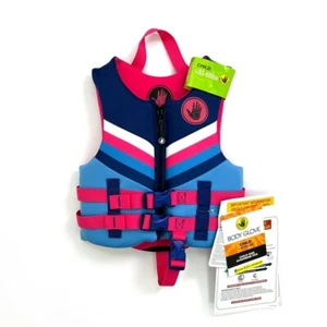Body Glove Child Girl Evoprene PFD, Life Jacket Vest 33-55 lbs- Pink New W/ Tags - Picture 1 of 8