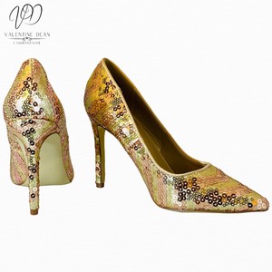 JustFab Gold Heels for Women for sale 