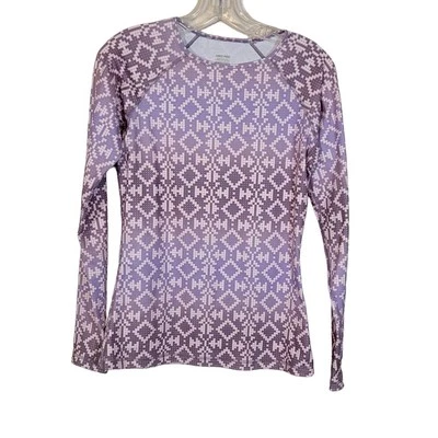 Blusa térmica Nike Pro cálida capa base top forrada de lana púrpura talla mediana  Foto 1 de 4