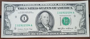 1985- $100 Bill- Uncirculated #02922594 - Picture 1 of 2