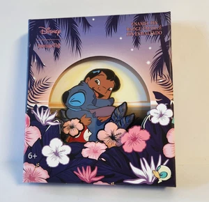 Loungefly Disney Lilo & Stitch Pin LE 1000 3" Enamel Pin Lilo Stitch Hugging New - Bild 1 von 4
