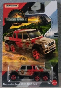Matchbox 1:64 Jurassic World Rebirth Mercedes Benz G 63Amg 6×6 - Bild 1 von 3
