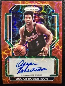 2021-22 Panini Prizm #SG-ORB OSCAR ROBERTSON Signatures Choice Prizm HOF AUTO - Picture 1 of 2