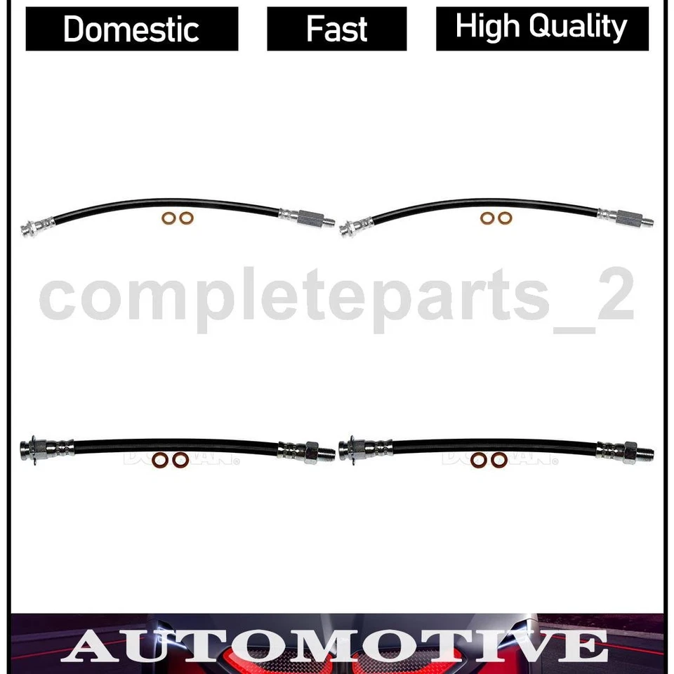 Manguera hidráulica de freno línea de freno delantera trasera para Chevrolet Corvette 1963 1964 Foto 1 de 4