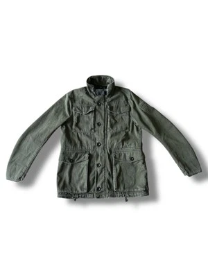Chaqueta de Campo G-STAR Raw Falco Cremallera Militar Utilidad Carga Algodón Negra Para Hombre L Foto 1 de 4