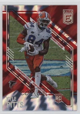 2021 Panini Donruss Elite Rookies Aspirations Shimmer /499 Kyle Pitts Rookie RC - Image 1 of 2
