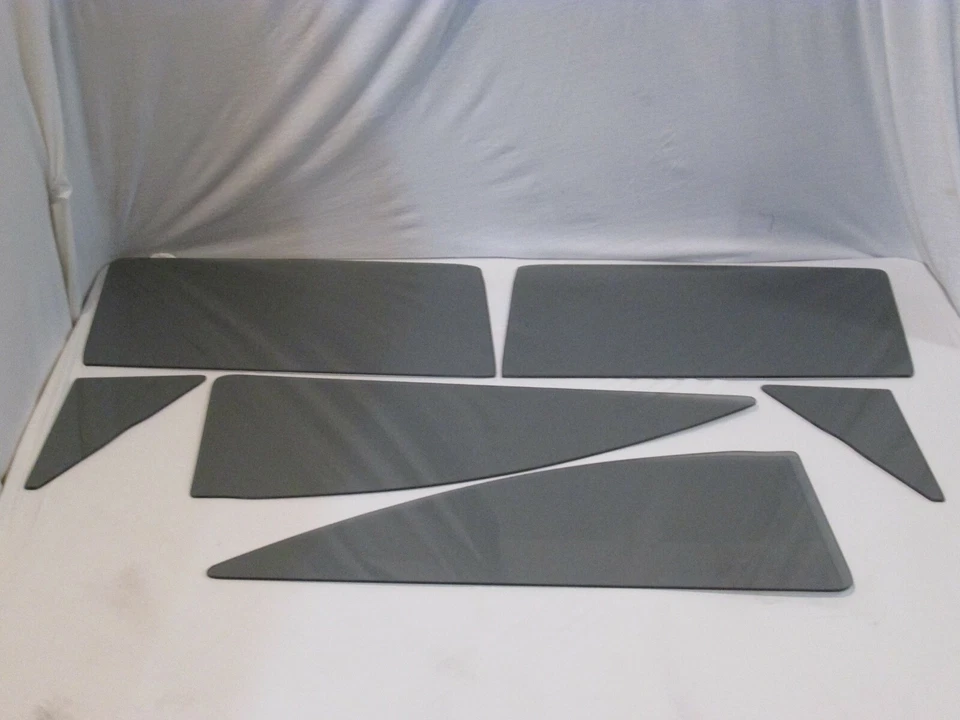 1957 1958 Ford Fairlane 2 двери хардтоп стекло вентиляционная дверь четверть окна серый - Изображение 1 из 1