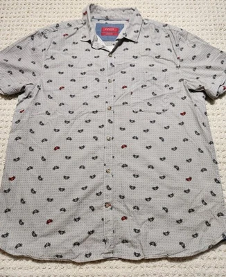 Bruno Milano Men’s Shirt Size XL–Modern Fit Short Sleeve Collared Button-Up - Image 1 of 4