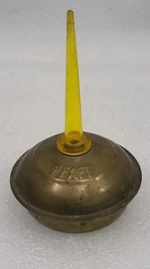 Vintage PFAFF Sewing Machine Oiler German Tin Metal Oil Can, Yellow Spout, VGC - Picture 1 of 9