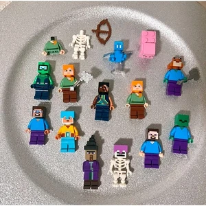 Original Minecraft Lego Minifiguren Set 14 Figuren Figuren - Hexe, Alex ++ - Bild 1 von 18