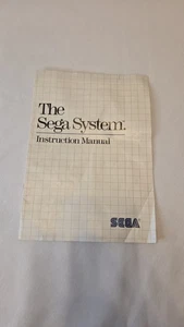 The Sega Master System Konsole NUR Anleitung Manual Original - Bild 1 von 3